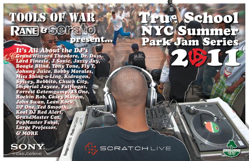 2011 Tools of War Summer Park Jam Flyer Version