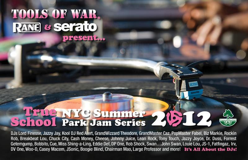 2012 Tools of War NYC Summer Park Jam Series front