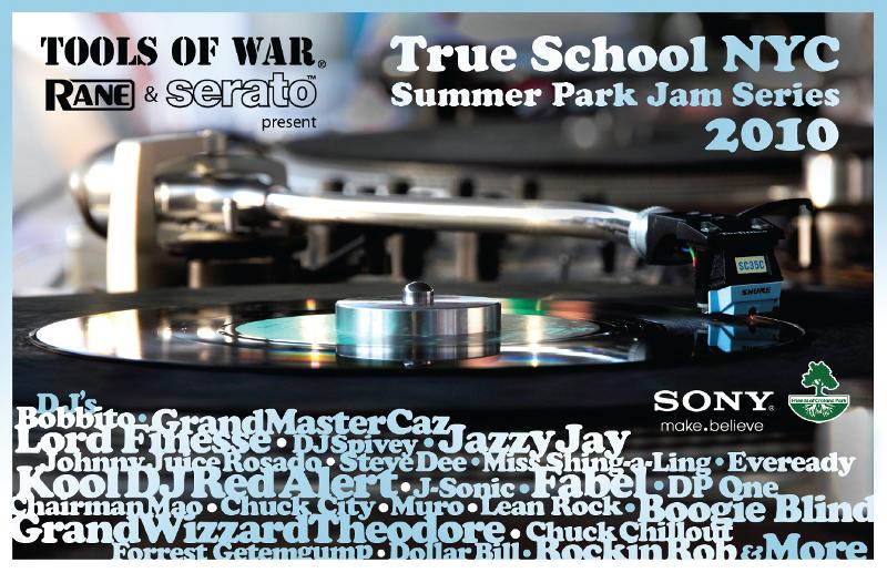 2010  Tools of War grassroots Hip Hop True School NYC Park Jams!