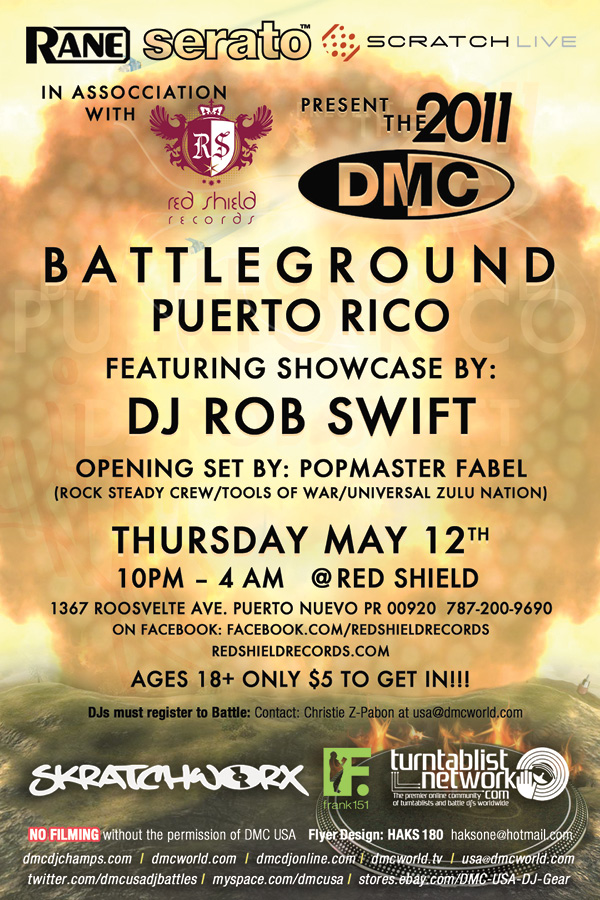 May 12 DMC Puerto Rico @ Red Shield!
