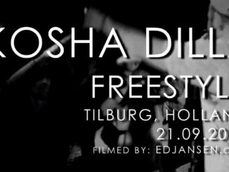 Kosha Dillz freestyling in Tilburg, Holland