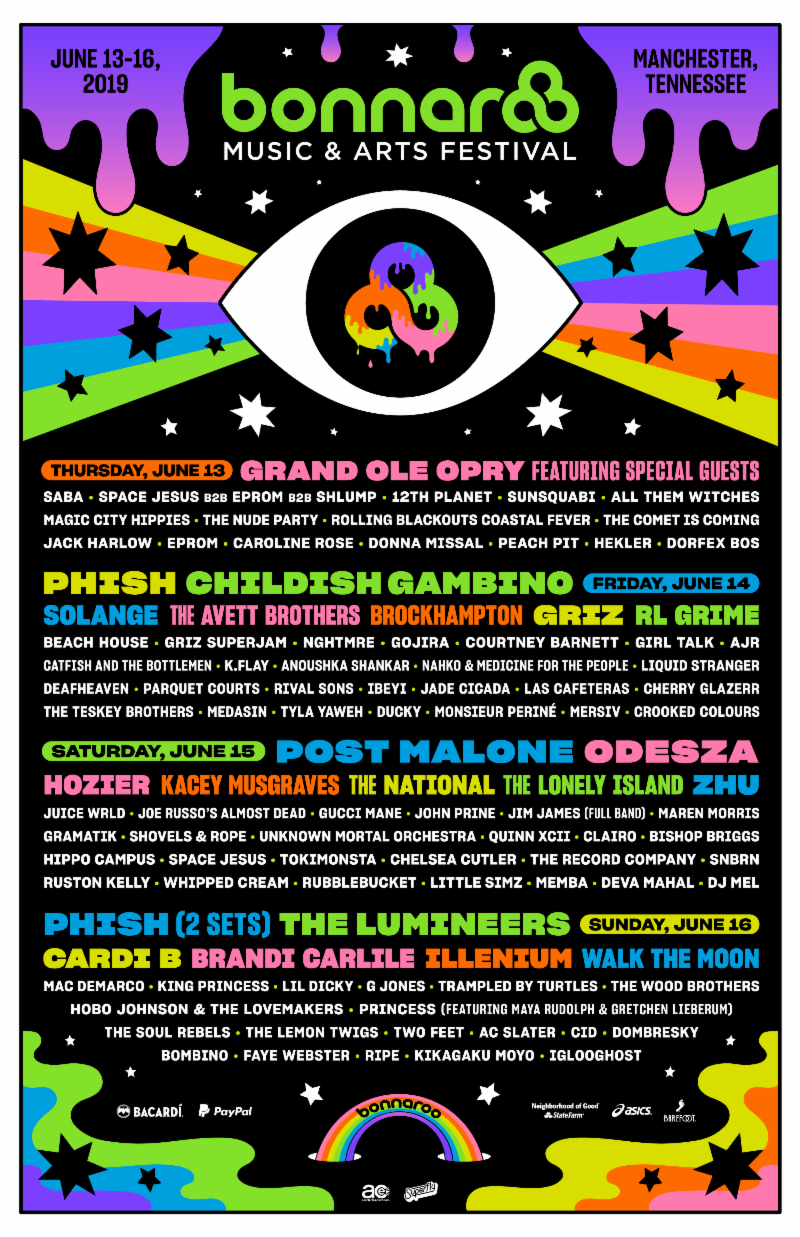 Bonnaroo announces 2019 lineup