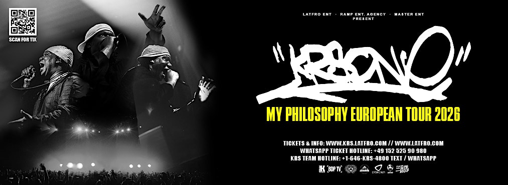KRS One European Tour 2026