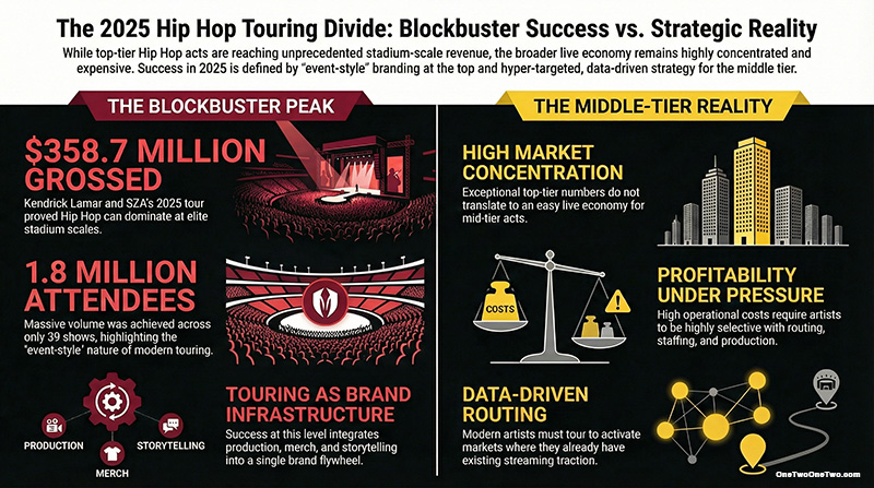 2025 Hip Hop and music touring