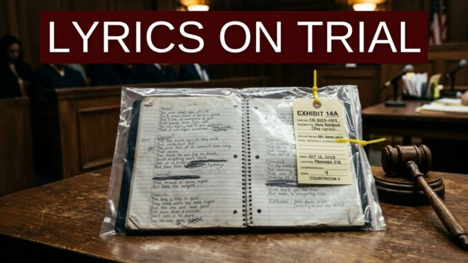 Lyrics on trial