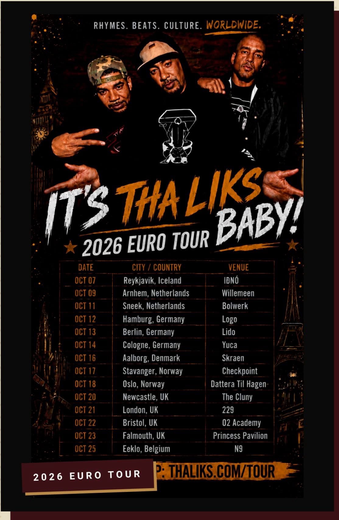 Tha Alkaholiks Announce “It’s Tha Liks Baby!” 2026 European Tour